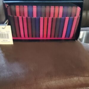 Trina Turk Multi-Color Striped Wallet